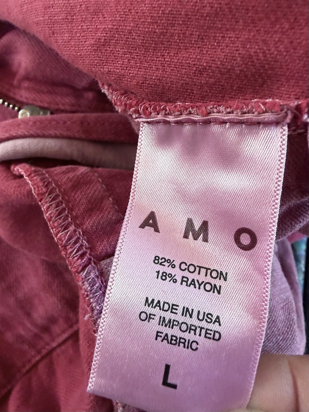 AMO Red Short-Sleeve Zip Front Romper - Picture 8 of 9
